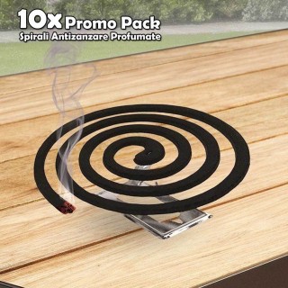 BAKAJI 10 Τεμάχια Σπιράλ Αντικουνουπικά Κιτρονέλας Συσκευασία Αρωμα...