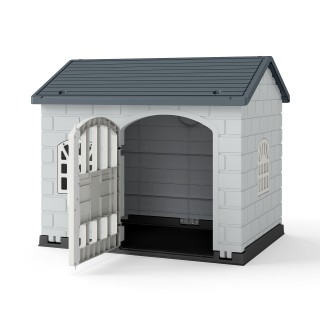 Costway Πλαστικό Καταφύγιο για Μικρά Κατοικίδια με Κλειδαριά, 3 Παρ...