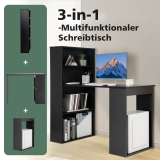 Costway Πρακτικό Γραφείο Υπολογιστή με Ράφια και Βιβλιοθήκη για Οι... Costway Πρακτικό Γραφείο Υπολογιστή με Ράφια και Βιβλιοθήκη για Οι...