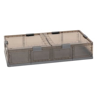 Πλαστικό Πτυσσόμενο Κουτί Foldn Box 55L 80 x 40,5 x 18 cm Γκρι 2055... Πλαστικό Πτυσσόμενο Κουτί Foldn Box 55L 80 x 40,5 x 18 cm Γκρι 2055...