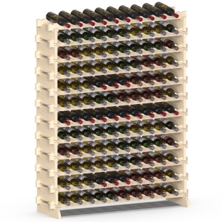 BAKAJI Κάβα Πορταβίνο από Φυσικό Ξύλο με 120 Θέσεις για Κρασιά - Β... BAKAJI Κάβα Πορταβίνο από Φυσικό Ξύλο με 120 Θέσεις για Κρασιά - Β...