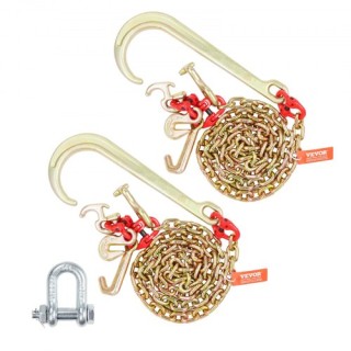 Αλυσίδα Ρυμούλκησης VEVOR 2τμχ 5/16x6 G80 με Γάντζους J & RTJ RTJG... Αλυσίδα Ρυμούλκησης VEVOR 2τμχ 5/16x6 G80 με Γάντζους J & RTJ RTJG...