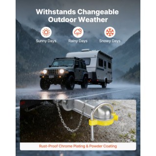 VEVOR Κιτ Κλειδώματος Κοτσαδόρου, Αντι-Κλοπικό για Τροχόσπιτα, Σκάφ... VEVOR Κιτ Κλειδώματος Κοτσαδόρου, Αντι-Κλοπικό για Τροχόσπιτα, Σκάφ...