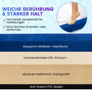 Costway  Φορητός Παιδικός Δοκός Ισορροπίας 240cm με Λαβή Μεταφοράς ...