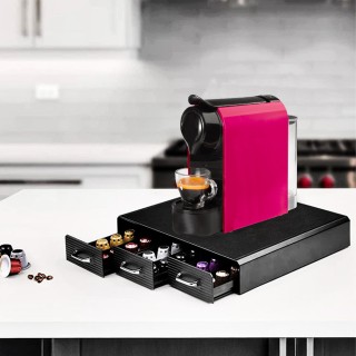 BAKAJI Επαγγελματική Θήκη Καψουλών Καφέ με 3 Συρτάρια Οργανωτής Στ... BAKAJI Επαγγελματική Θήκη Καψουλών Καφέ με 3 Συρτάρια Οργανωτής Στ...