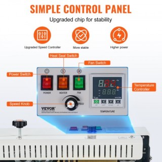 VEVOR Μηχανή Συνεχούς Σφράγισης Τσάντας - Οριζόντια Σφραγιστική από... VEVOR Μηχανή Συνεχούς Σφράγισης Τσάντας - Οριζόντια Σφραγιστική από...