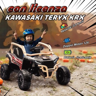 AIYAPLAY Ηλεκτρικό Αυτοκίνητο για Παιδιά 3-8 Ετών 12V με Άδεια KAWA...