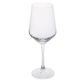 Galileo Σετ 2 ποτήρια κρασιού 510 ml από γυαλί με κάθετες ρίγες Opt...