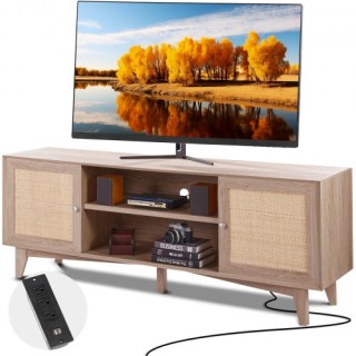 Ρατάν TV Σταντ 191cm Boho TV Ντουλάπι Δρυς - VEVOR TBDSJ66INCHEOAN... Ρατάν TV Σταντ 191cm Boho TV Ντουλάπι Δρυς - VEVOR TBDSJ66INCHEOAN...