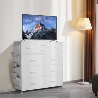 VEVOR Συρταριέρα 10 Συρταριών με Υφασμάτινους Κάδους & Μεταλλικό Σκ... VEVOR Συρταριέρα 10 Συρταριών με Υφασμάτινους Κάδους & Μεταλλικό Σκ...