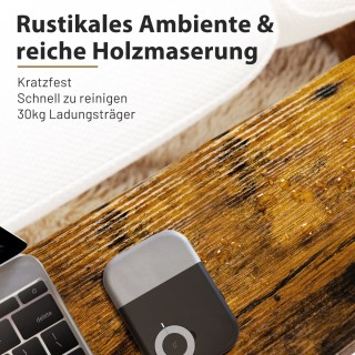 Costway Βιομηχανικό βοηθητικό τραπέζι 2 επιπέδων στενό τραπεζάκι κα...