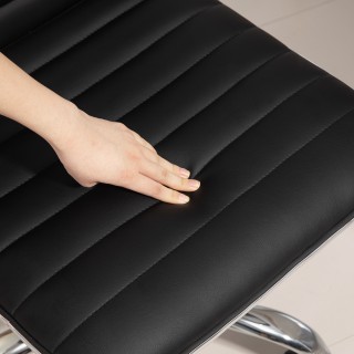 HOMCOM  Εργονομική Καρέκλα Γραφείου από Συνθετικό Δέρμα PU με Ρυθμι...