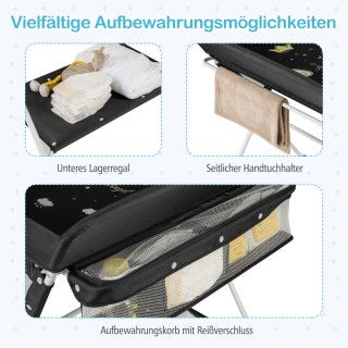 Costway Φορητό πτυσσόμενο αλλαξιέρα με ρυθμιζόμενο ύψος 3 επιπέδων ... Costway Φορητό πτυσσόμενο αλλαξιέρα με ρυθμιζόμενο ύψος 3 επιπέδων ...