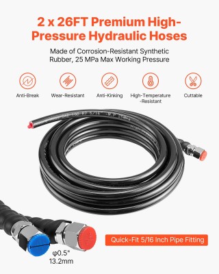 VEVOR Κιτ Υδραυλικής Τιμόνευσης για Σκάφος, 150 HP, με Αντλία Helm ... VEVOR Κιτ Υδραυλικής Τιμόνευσης για Σκάφος, 150 HP, με Αντλία Helm ...