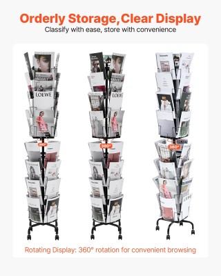 VEVOR Περιστρεφόμενη Γραφική Κάρτα Πλέγμα 32 Θέσεων με Σηματοδέκτη ...