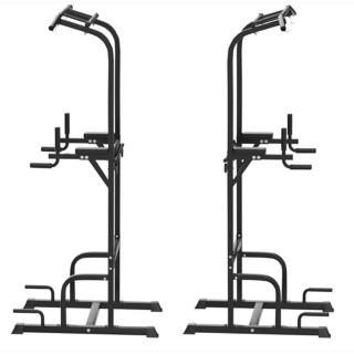 BAKAJI Πολυλειτουργικός Πύργος Γυμναστικής με Ρυθμιζόμενη Μπάρα Έλξ...