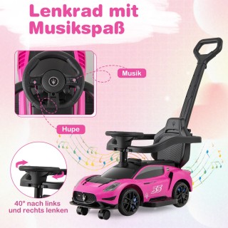 Costway Πολυλειτουργικό Αυτοκίνητο Ολίσθησης 3-σε-1 με Άδεια Masera... Costway Πολυλειτουργικό Αυτοκίνητο Ολίσθησης 3-σε-1 με Άδεια Masera...