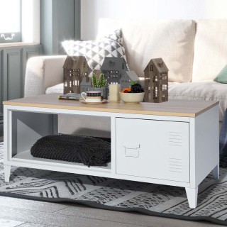 BAKAJI Ορθογώνιο Τραπέζι Καθιστικού Μοντέρνου Σχεδιασμού από Μέταλ... BAKAJI Ορθογώνιο Τραπέζι Καθιστικού Μοντέρνου Σχεδιασμού από Μέταλ...