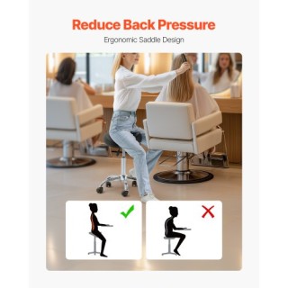 Περιστρεφόμενο Σκαμπό με Ρόδες Δερματίνη Ρυθμιζόμενο Ύψος 54 x 54 x... Περιστρεφόμενο Σκαμπό με Ρόδες Δερματίνη Ρυθμιζόμενο Ύψος 54 x 54 x...