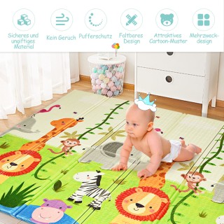 Costway Διπλής Όψης Παιδικό Χαλάκι Δραστηριοτήτων από Ασφαλές Υλικ... Costway Διπλής Όψης Παιδικό Χαλάκι Δραστηριοτήτων από Ασφαλές Υλικ...