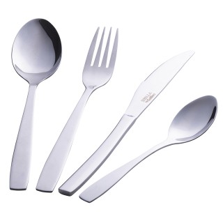 Galileo Σετ 16 μαχαιροπήρουνα από ανοξείδωτο ατσάλι με λαμπερό φινί...