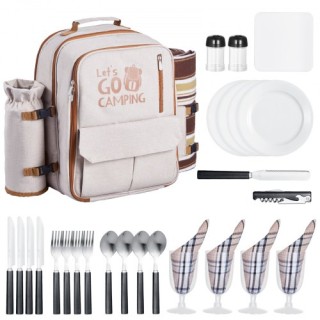 VEVOR Τσάντα Πικνίκ Παραλίας για 4 Άτομα με Ψυγείο και Κουβέρτα DCK... VEVOR Τσάντα Πικνίκ Παραλίας για 4 Άτομα με Ψυγείο και Κουβέρτα DCK...