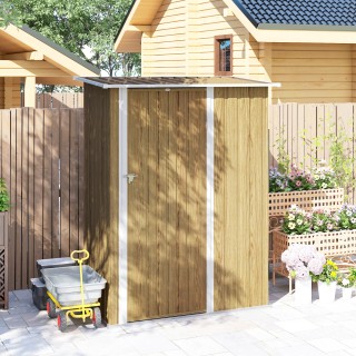 Outsunny Μεταλλική Αποθήκη Εργαλείων με Κεκλιμένη Στέγη και Κλειδωμ... Outsunny Μεταλλική Αποθήκη Εργαλείων με Κεκλιμένη Στέγη και Κλειδωμ...