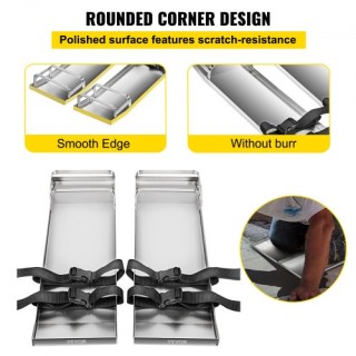 VEVOR Γονυπετηρίδες Σκυροδέματος 30 x 8 με Ιμάντες  HNTXGB30X8WHD00...