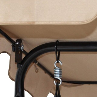 Costway Τριθέσια Κούνια Κήπου με Ανθεκτική Κατασκευή και Πολυεστερ... Costway Τριθέσια Κούνια Κήπου με Ανθεκτική Κατασκευή και Πολυεστερ...