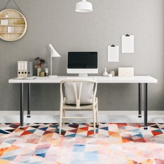 Ρυθμιζόμενα Πόδια Γραφείου VEVOR 711.2MM, Σετ 4 Βαρέως Τύπου, Μαύρα...