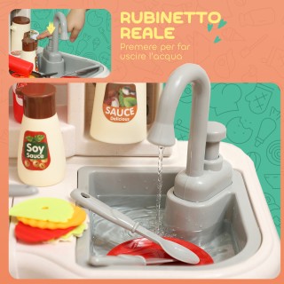 AIYAPLAY Παιδική Κουζίνα για Παιδιά 3-6 Ετών με 92 Αξεσουάρ, από PP... AIYAPLAY Παιδική Κουζίνα για Παιδιά 3-6 Ετών με 92 Αξεσουάρ, από PP...