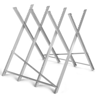 Costway Πτυσσόμενος καβαλέτο πριονιού από χάλυβα με αντοχή 100 κιλ... Costway Πτυσσόμενος καβαλέτο πριονιού από χάλυβα με αντοχή 100 κιλ...