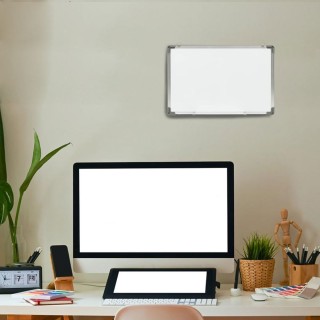 BAKAJI Μαγνητικός Πίνακας Λευκός 50x35 από Αλουμίνιο με Σβηστό Μαρ... BAKAJI Μαγνητικός Πίνακας Λευκός 50x35 από Αλουμίνιο με Σβηστό Μαρ...