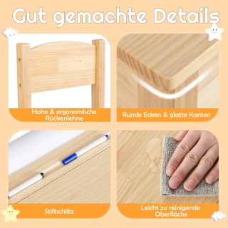 Costway Πολυλειτουργικό Παιδικό Τραπέζι με Καρέκλα για Τέχνες και Χ... Costway Πολυλειτουργικό Παιδικό Τραπέζι με Καρέκλα για Τέχνες και Χ...