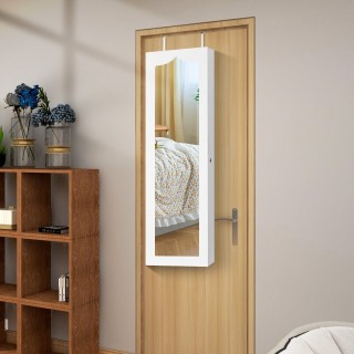 Costway Κομψή Ντουλάπα Κοσμημάτων με Καθρέφτη και LED Φωτισμό HW63... Costway Κομψή Ντουλάπα Κοσμημάτων με Καθρέφτη και LED Φωτισμό HW63...