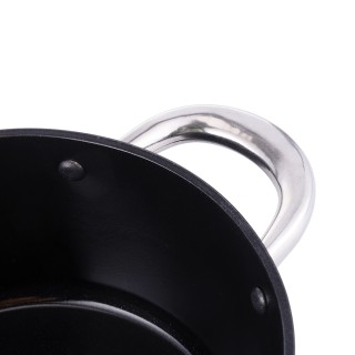 Galileo Κατσαρόλα με καπάκι 24 cm από σφυρήλατο αλουμίνιο με αντικο...