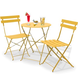 Shally Dogan Σετ 3 Τεμαχίων Κήπου Τραπέζι 2 Καρέκλες Μπιστρό Πτυσσό... Shally Dogan Σετ 3 Τεμαχίων Κήπου Τραπέζι 2 Καρέκλες Μπιστρό Πτυσσό...