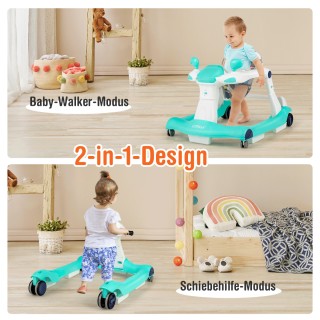 Costway 2 σε 1 Περπατούρα με Ρυθμιζόμενη Ταχύτητα και Ύψος για Μωρ... Costway 2 σε 1 Περπατούρα με Ρυθμιζόμενη Ταχύτητα και Ύψος για Μωρ...