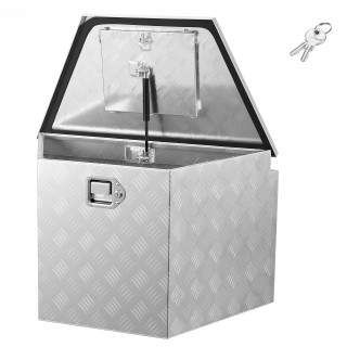 VEVOR Κουτί Αποθήκευσης Αλουμινίου 838x483x457mm με Κλειδαριά, Ασημ...