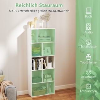 Costway Πενταώροφη Βιβλιοθήκη με Αποθηκευτική Λειτουργία και Αντιολ... Costway Πενταώροφη Βιβλιοθήκη με Αποθηκευτική Λειτουργία και Αντιολ...