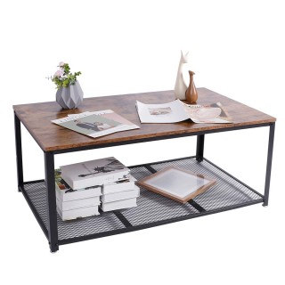 BAKAJI Τραπέζι Καθιστικού Σαλονιού Ορθογώνιο Μοντέρνου Βιομηχανικο... BAKAJI Τραπέζι Καθιστικού Σαλονιού Ορθογώνιο Μοντέρνου Βιομηχανικο...