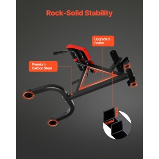 VEVOR Πολυλειτουργικός Ρωμαϊκός Πάγκος Υπερέκτασης WDKLMYAXBDLBQVTDRV0