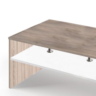 BAKAJI Μοντέρνο Ορθογώνιο Τραπεζάκι Σαλονιού από Ξύλο MDF 90 x 59,5...