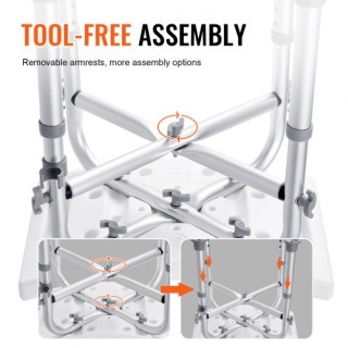 VEVOR Καρέκλα Ντους, Ρυθμιζόμενο Ύψος, Αντιολισθητικό Κάθισμα 226.8... VEVOR Καρέκλα Ντους, Ρυθμιζόμενο Ύψος, Αντιολισθητικό Κάθισμα 226.8...