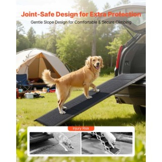 VEVOR Πτυσσόμενη ράμπα σκύλου για αυτοκίνητα, 180 x 43.2 εκ, για με... VEVOR Πτυσσόμενη ράμπα σκύλου για αυτοκίνητα, 180 x 43.2 εκ, για με...