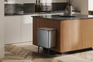 Κάδος Απορριμμάτων Push Bin 36L 48 x 38 x 54,5 cm - Μεταλλικό Γκρι ... Κάδος Απορριμμάτων Push Bin 36L 48 x 38 x 54,5 cm - Μεταλλικό Γκρι ...