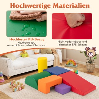 Costway 6 Τεμάχια Αφρώδεις Πολύχρωμοι Γίγαντες Κύβοι Αναρρίχησης κα... Costway 6 Τεμάχια Αφρώδεις Πολύχρωμοι Γίγαντες Κύβοι Αναρρίχησης κα...