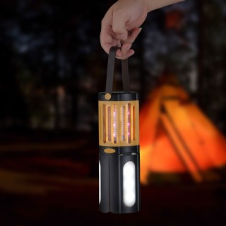 BAKAJI Φορητή Ηλεκτρική Εντομοπαγίδα LED Φακός Για Κάμπινγκ Με Μπατ...