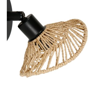 Ostaria Σποτ Οζανα Μαύρο Και Φυσικό -36217