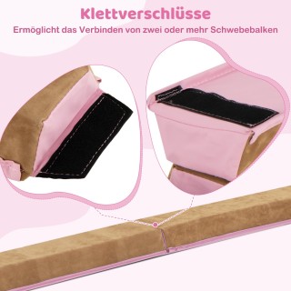 Costway  Πτυσσόμενη Δοκός Ισορροπίας 240 εκ. για Παιδιά - Ασφαλής κ...